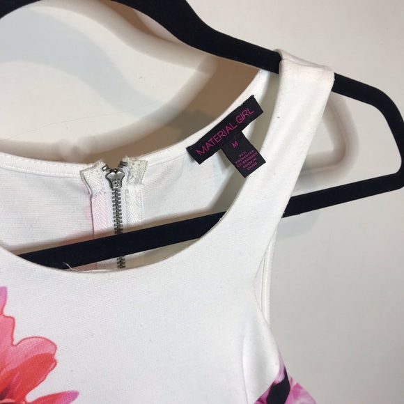 White and Pink Floral Dress - Picture 4 of 4